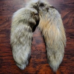 Authentic Fox Tail Scarf, Fox Fur